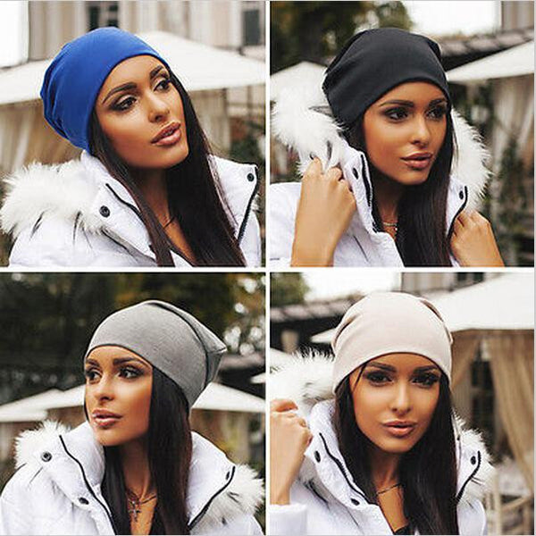 Winter Warm Women Men Slouch Beanie (6 colors)